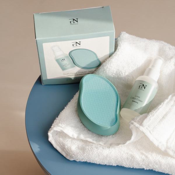 Foot Care Travel Set + Gratis cosmetic fiber bag