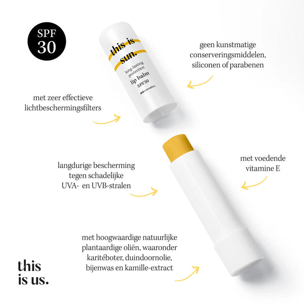 Lip Balm SPF30 'this is sun.' (4,8g)