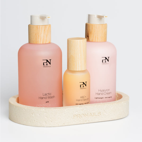 Hand Care routine set + GRATIS Sandstone tray